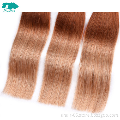 factory wholesale real 100% human hair extensions 1b-30-27 peruvian hair virgin